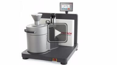 Fast pre- and fine grinding in one instrument